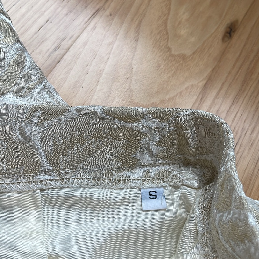 Lillie Rubin vintage brocade metallic skirt suit - Picture 9 of 10
